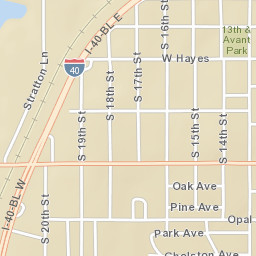 463 S 13th St, Clinton, OK 73601 Street Map