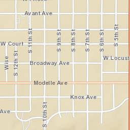 153-199 South 8th Street, Clinton, OK Street Map