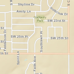 802-804 Southwest 26th Place El Reno OK Street Map