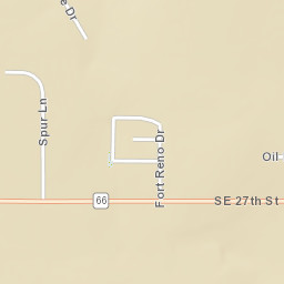 162 Fort Reno Dr, El Reno, OK 73036 Street Map