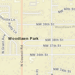 7936 Northwest 40th Street Bethany Street Map