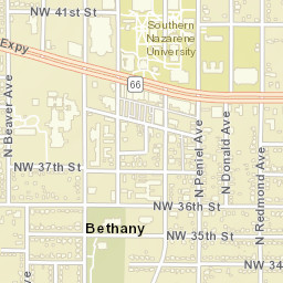 6611-6699 Northwest 36th Street, Bethany Street Map