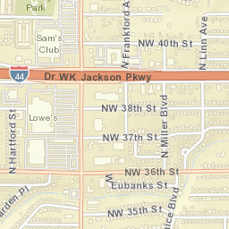 2512 Northwest 38th Street Oklahoma City OK Street Map