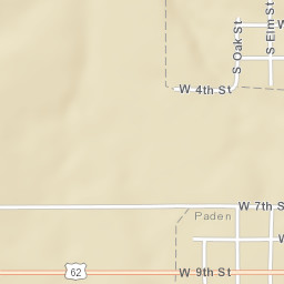 US-62 Paden OK 74860 America Street Map