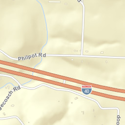 Interstate 40, Ozark, AR 72949, America Street Map