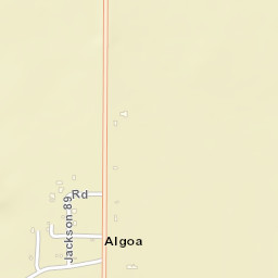 Algoa Arkansas Street Map