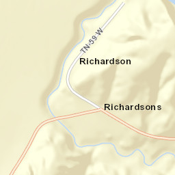 Richardsons Tennessee Street Map