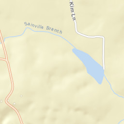 Sainville Tennessee Street Map