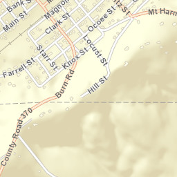 Niota Tennessee Street Map