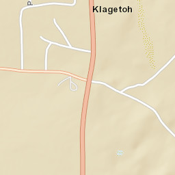 Klagetoh Arizona Street Map