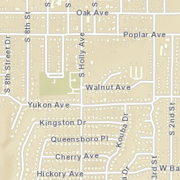 298 S 6th St, Yukon, OK 73099 Street Map