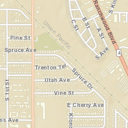 154-198 West Bass Avenue Yukon OK Street Map