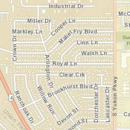 725-729 Garden Grove Yukon OK 73099 Street Map