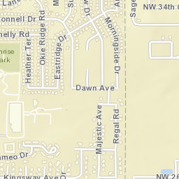 Majestic Ave, Yukon, OK 73099, Street Map