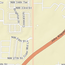 10790-10798 Northwest 31st Street Yukon Street Map