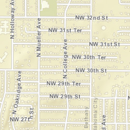 3056 N Peniel Ave Bethany Oklahoma Street Map