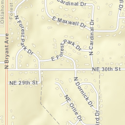 3199 N Dornick Dr, Oklahoma City, OK 73121, Street Map