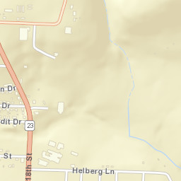 1003-1101 North 18th Street, Ozark, AR  Street Map