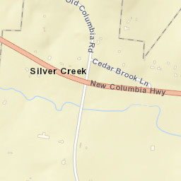Silver Creek Tennessee Street Map
