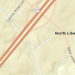 North Liberty Tennessee Street Map