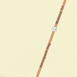 Aerospace Highway, CA, USA Street Map