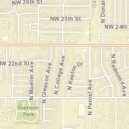 7000-7026 Northwest 19th Street Bethany Street Map