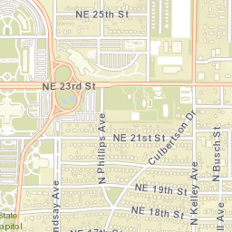 801-829 Northeast 23rd Street Oklahoma City OK Street Map