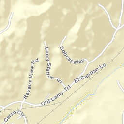 140-198 Old Lamy Trail, Lamy, NM 87540 Street Map