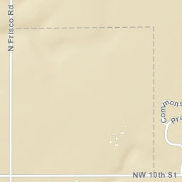 1100-1714 North Frisco Road, Yukon, OK Street Map