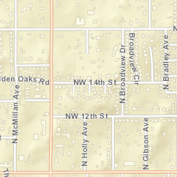 1210-1216 N Council Rd, Oklahoma City, OK Street Map