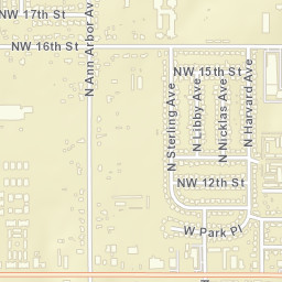 1429-1501 N Harvard Ave, Oklahoma City Street Map