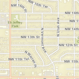 1400-1498 North Tulsa Avenue, Oklahoma City, OK Street Map