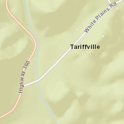 Tariffville Tennessee Street Map