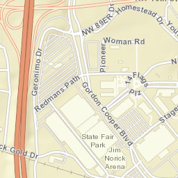 3001-3199 General Pershing Boulevard Oklahoma City OK Street Map