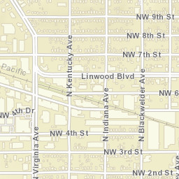 1715-1717 Northwest 8th Street Oklahoma City OK Street Map