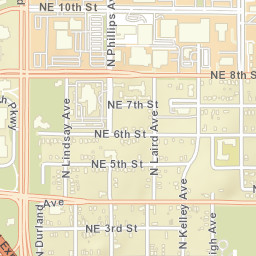 900-1020 North Stonewall Avenue Oklahoma City OK Street Map