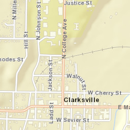 501-509 West Main Street Clarksville AR Street Map