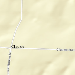 Claude Arkansas Street Map