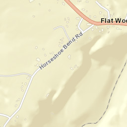 Flat Woods Tennessee Street Map
