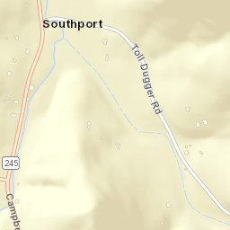 Southport Tennessee Street Map