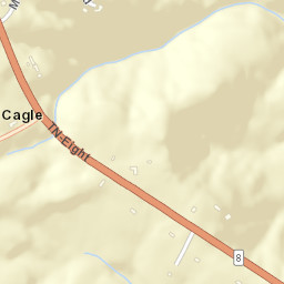 Cagle Tennessee Street Map