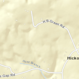 Hickory Grove Tennessee Street Map