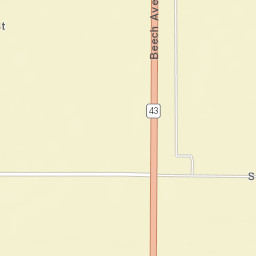 Cherokee Strip California Street Map