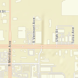 440-480 S Meridian Ave Oklahoma City Street Map