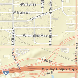 US-270 Oklahoma City OK 73108 Street Map