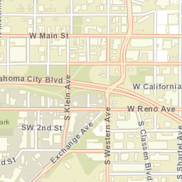 1189 Exchange Ave Oklahoma City Oklahoma Street Map