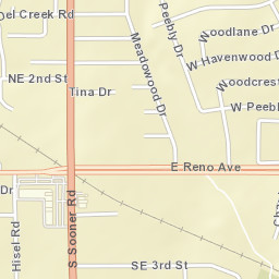 5699 Southeast 3rd Street Midwest City OK Street Map