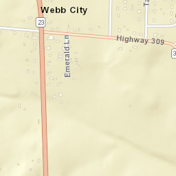 Webb City Arkansas Street Map