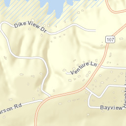 Driftwood Shores Arkansas Street Map