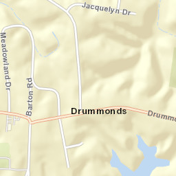 Drummonds Tennessee Street Map